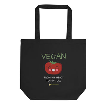 Vegan From My Head To-ma-toes Tote Bag
