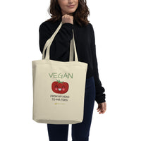 Vegan From My Head To-ma-toes Tote Bag