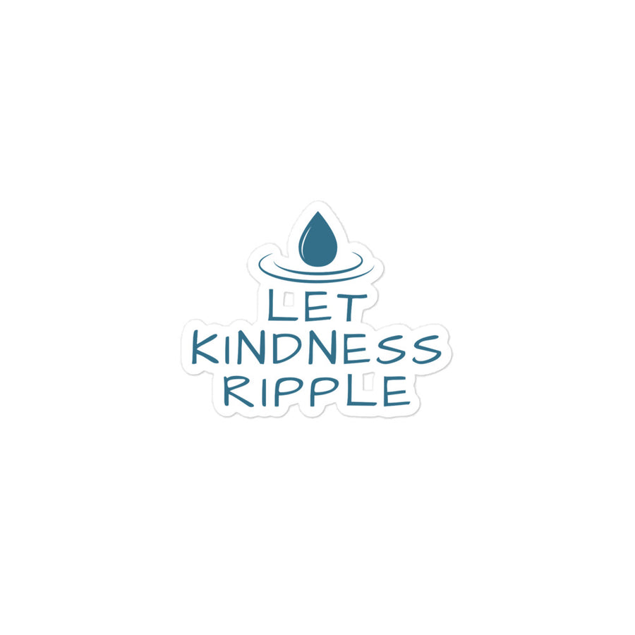 Let Kindness Ripple Sticker