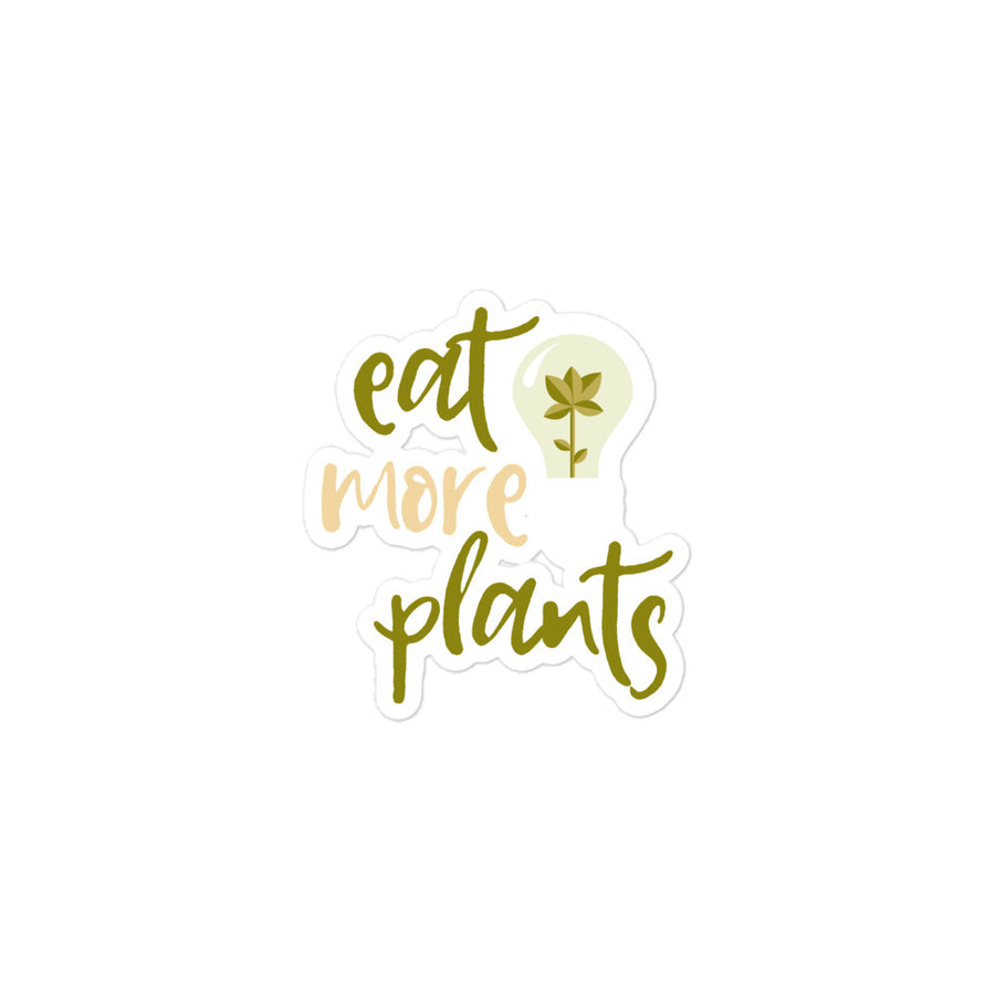 Eat More Plants Sticker