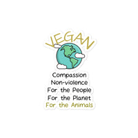 Reasons to be Vegan Sticker