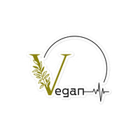 Vegan Heartbeat Sticker