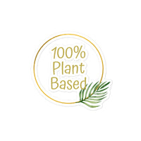 100% Plant Based Sticker