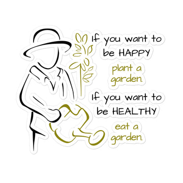 Plant a Garden Sticker