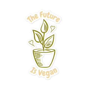 The Future is Vegan Sticker