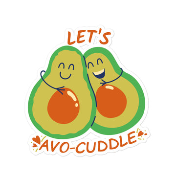 Lets Avo-Cuddle Sticker