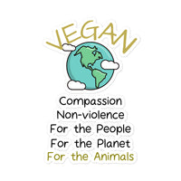 Reasons to be Vegan Sticker