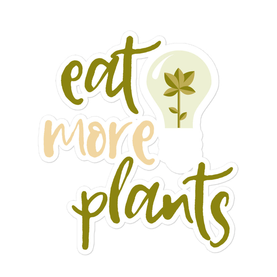 Eat More Plants Sticker