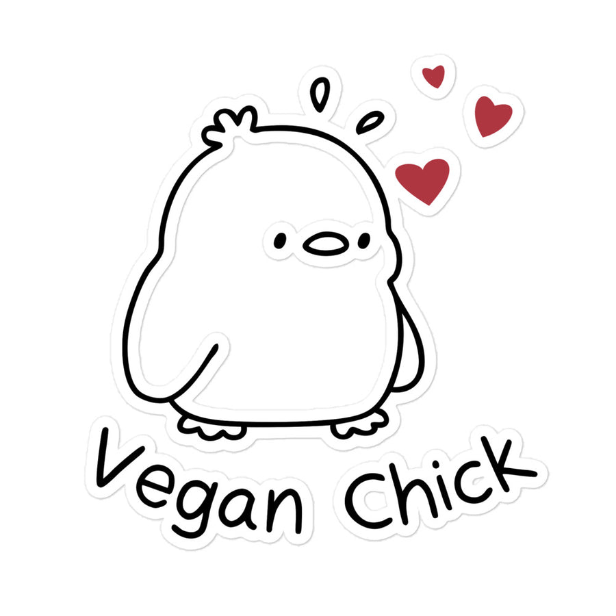 Vegan Chick Sticker