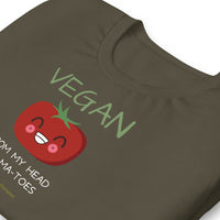 Vegan From My Head To-ma-toes Tee