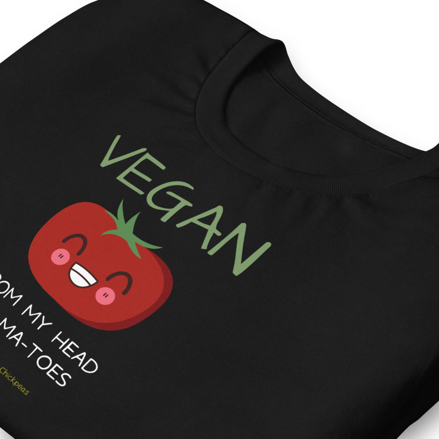 Vegan From My Head To-ma-toes Tee