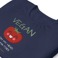 Vegan From My Head To-ma-toes Tee