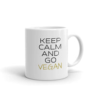 Keep Calm And Go Vegan Mug